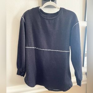 Mauve black sweatshirt